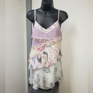 Joven spaghetti strap Med blouse